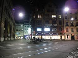 Basel-Hauptpost-Ruedengasse-Falknerstr-Marionnaud-H+M--Nacht-2